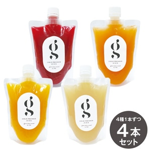 [4種4本セット]glow冷凍コールドプレスジュース(4種1本ずつ)