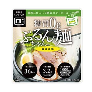 糖質0gぷるんちゃん麺 鶏白湯味_6袋セット