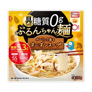 具いり糖質0gぷるんちゃん麺 オニオンスープ_6袋セット