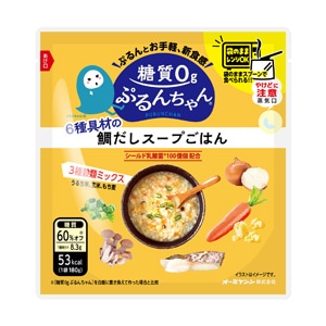 糖質0gぷるんちゃん 鯛だしスープごはん_6袋セット