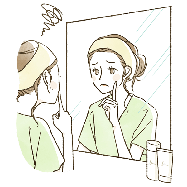 肌診断イメージ