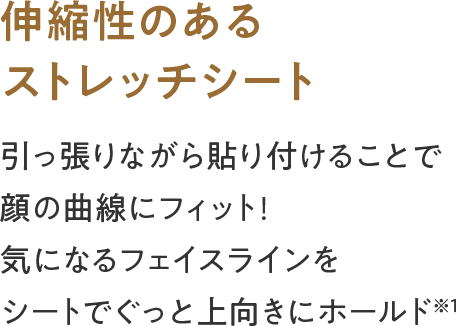 伸縮性のあるストレッチシート