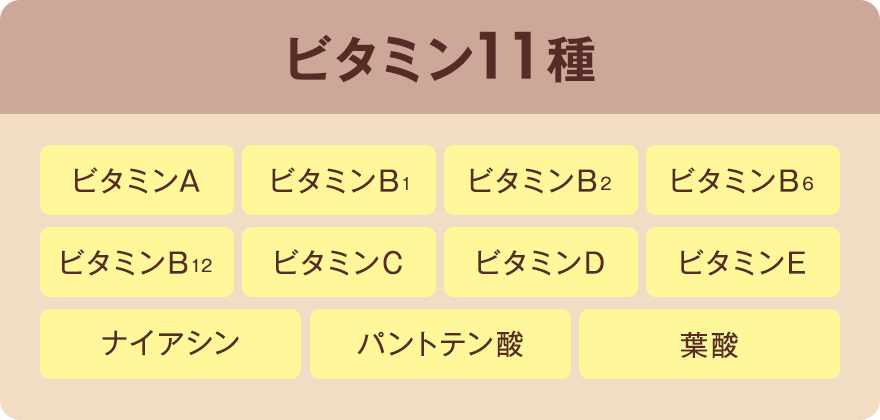 ビタミン11種