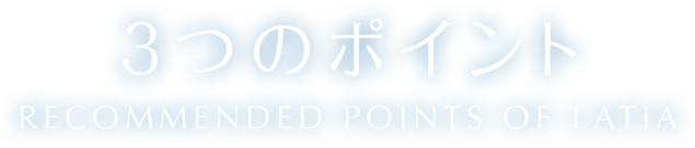 3つのポイント