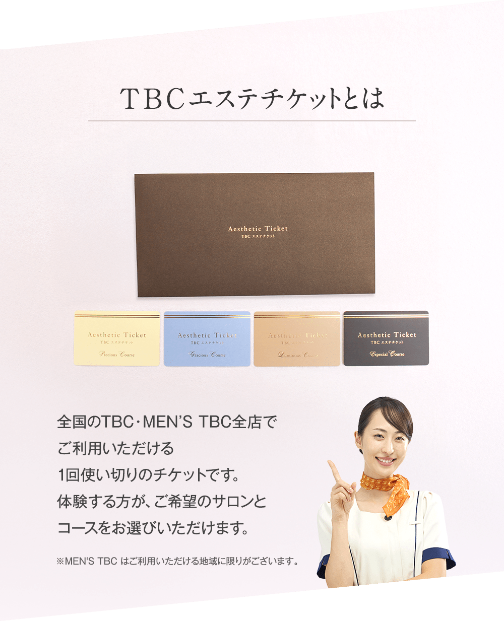 TBCエステチケットとは