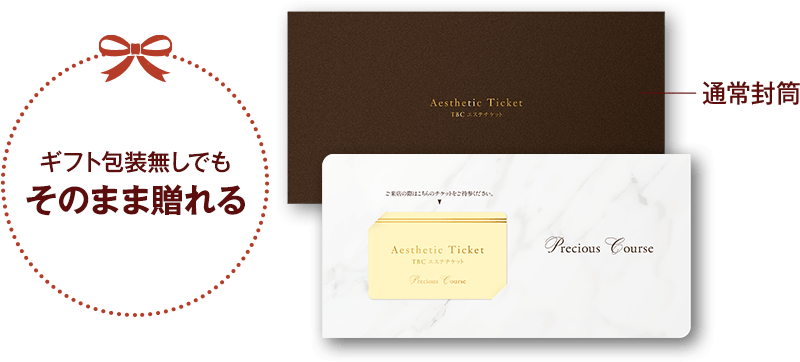ギフト包装無しでもそのまま贈れる
